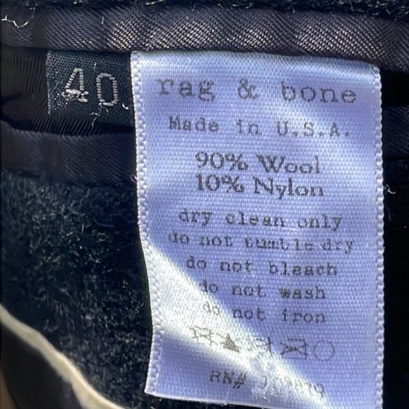 Rag & Bone Wool Military Peacoat - Picture 9 of 11